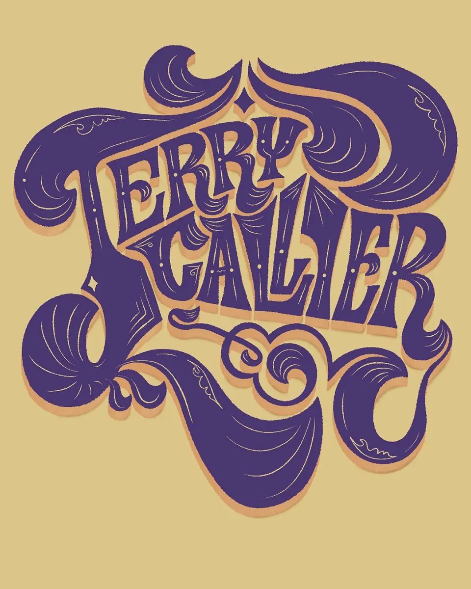 Folk Lettering rendant hommage à Terry Callier.