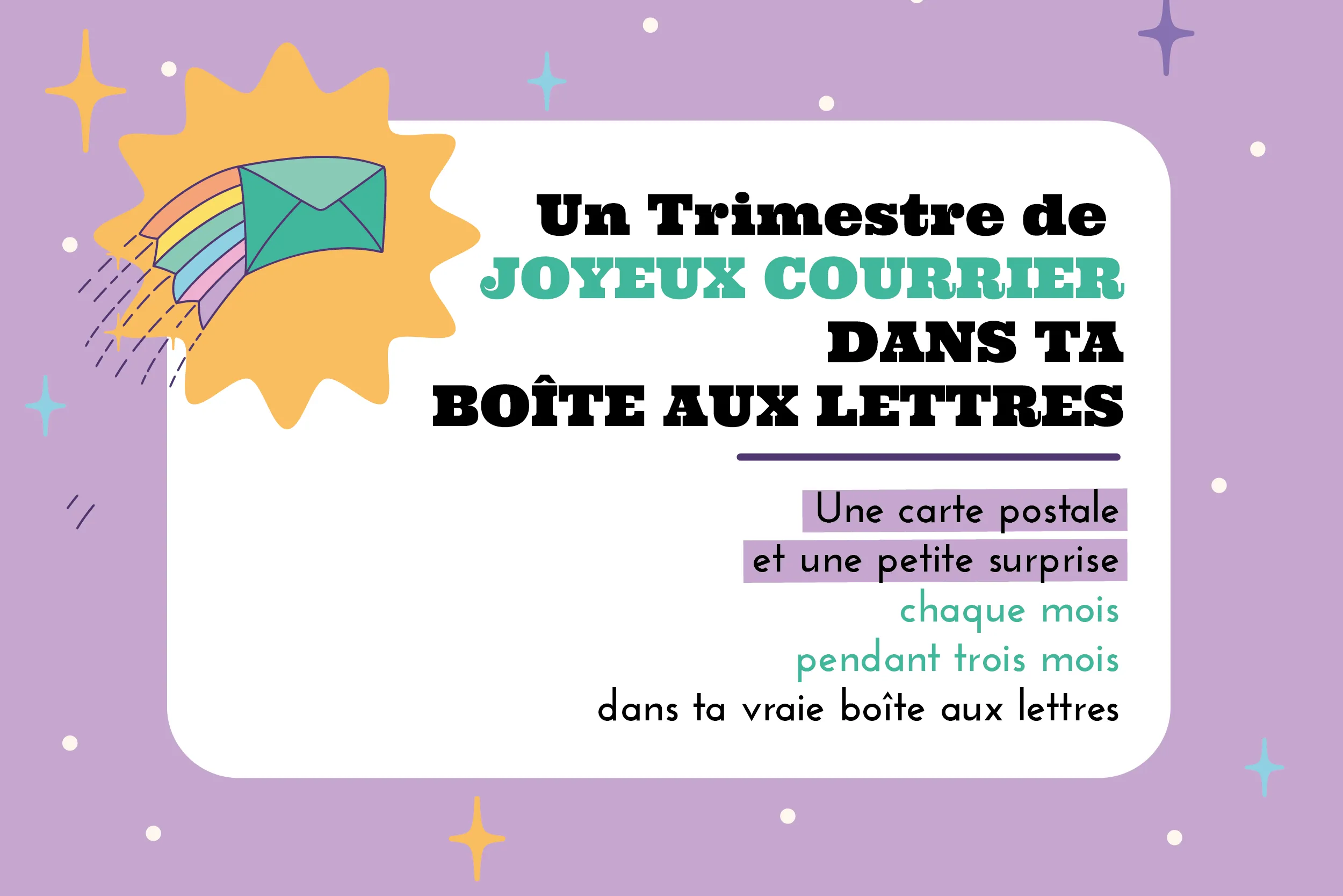 Mail Club Kosmik Trois Mois