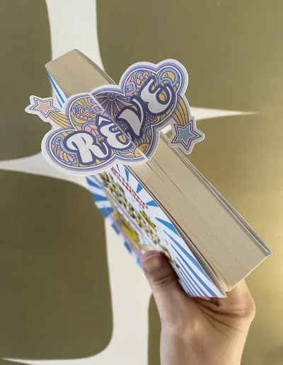 Marque page "rêve" envoyé aux abonnés au mail club Kosmik.