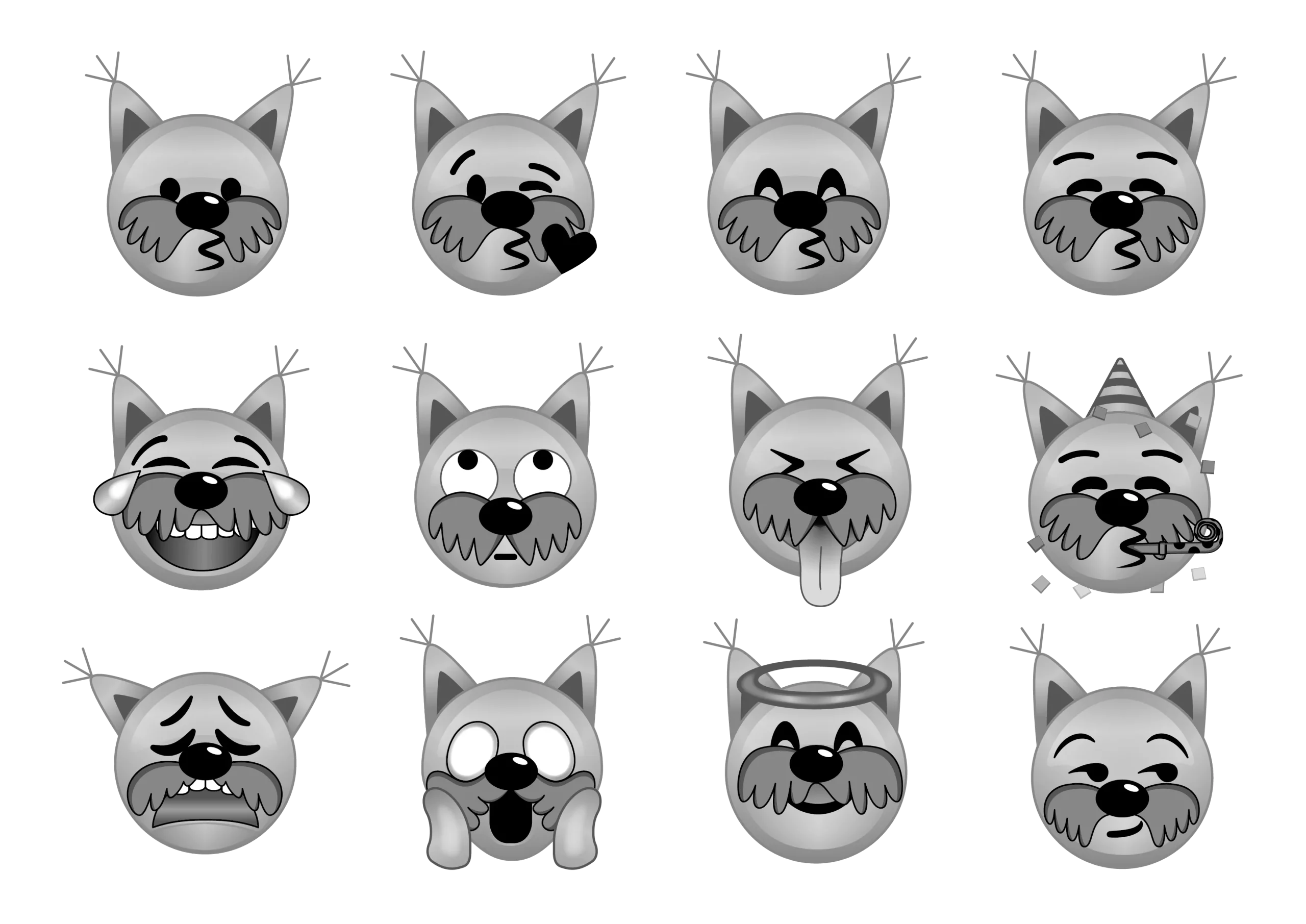 Smileys Gurty-gris